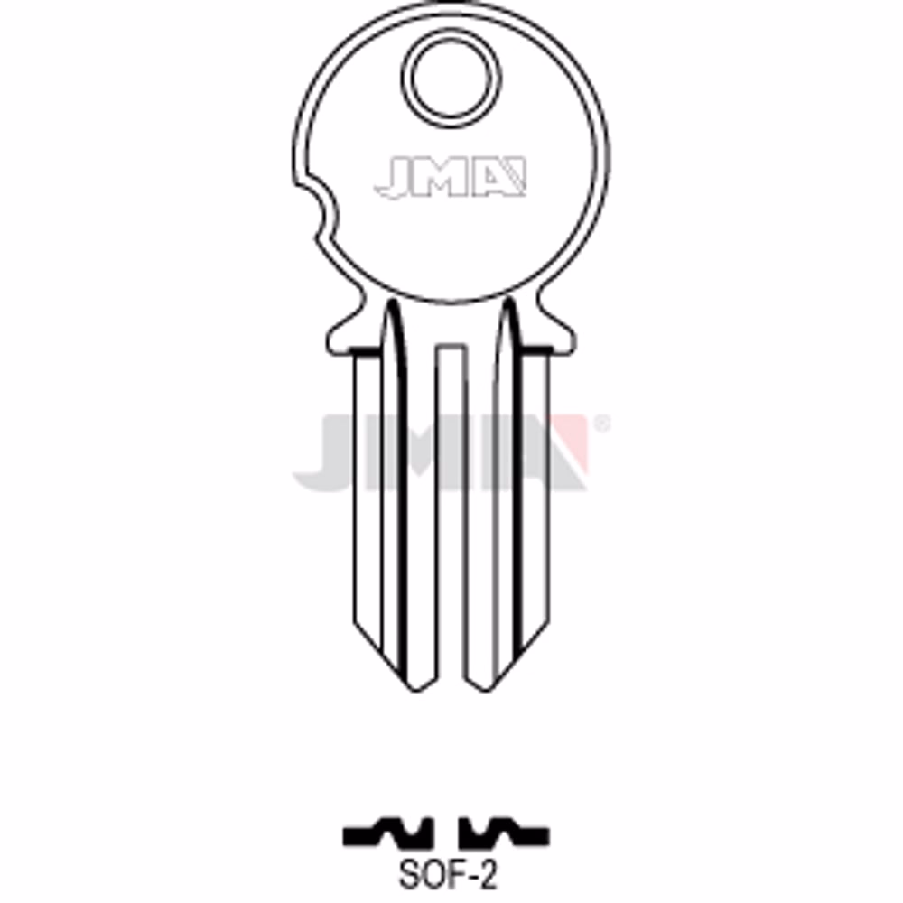 LLAVE JMA ACERO-C (SOF-2)