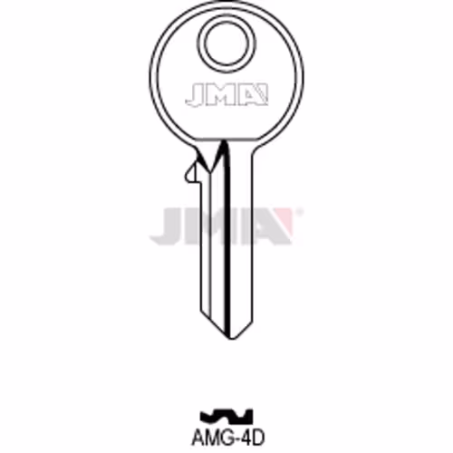 LLAVE JMA ACERO-B (AMG-4D)
