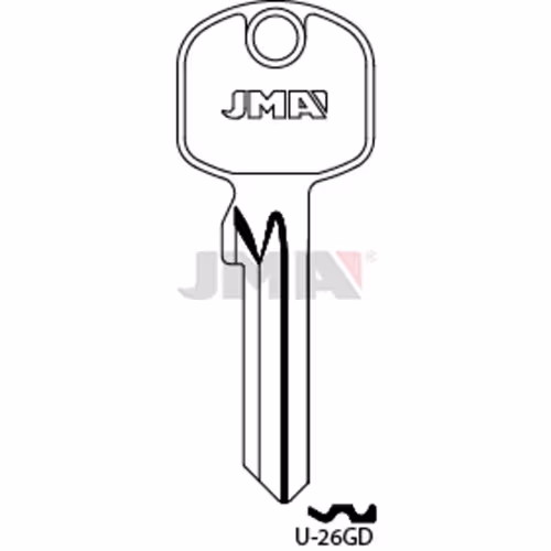 LLAVE JMA ACERO-C (U-26GD)