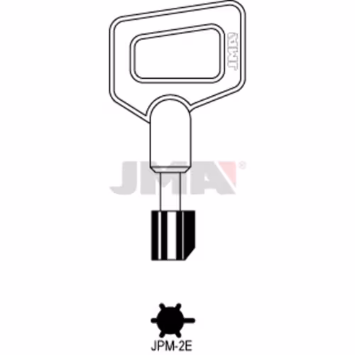LLAVE JMA LATON SEGURIDAD (JPM-2E)