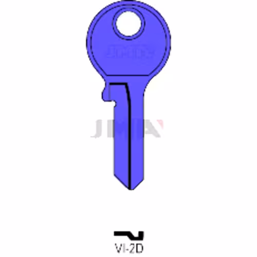 LLAVE JMA ALUMINIO (VI-2D AZUL)