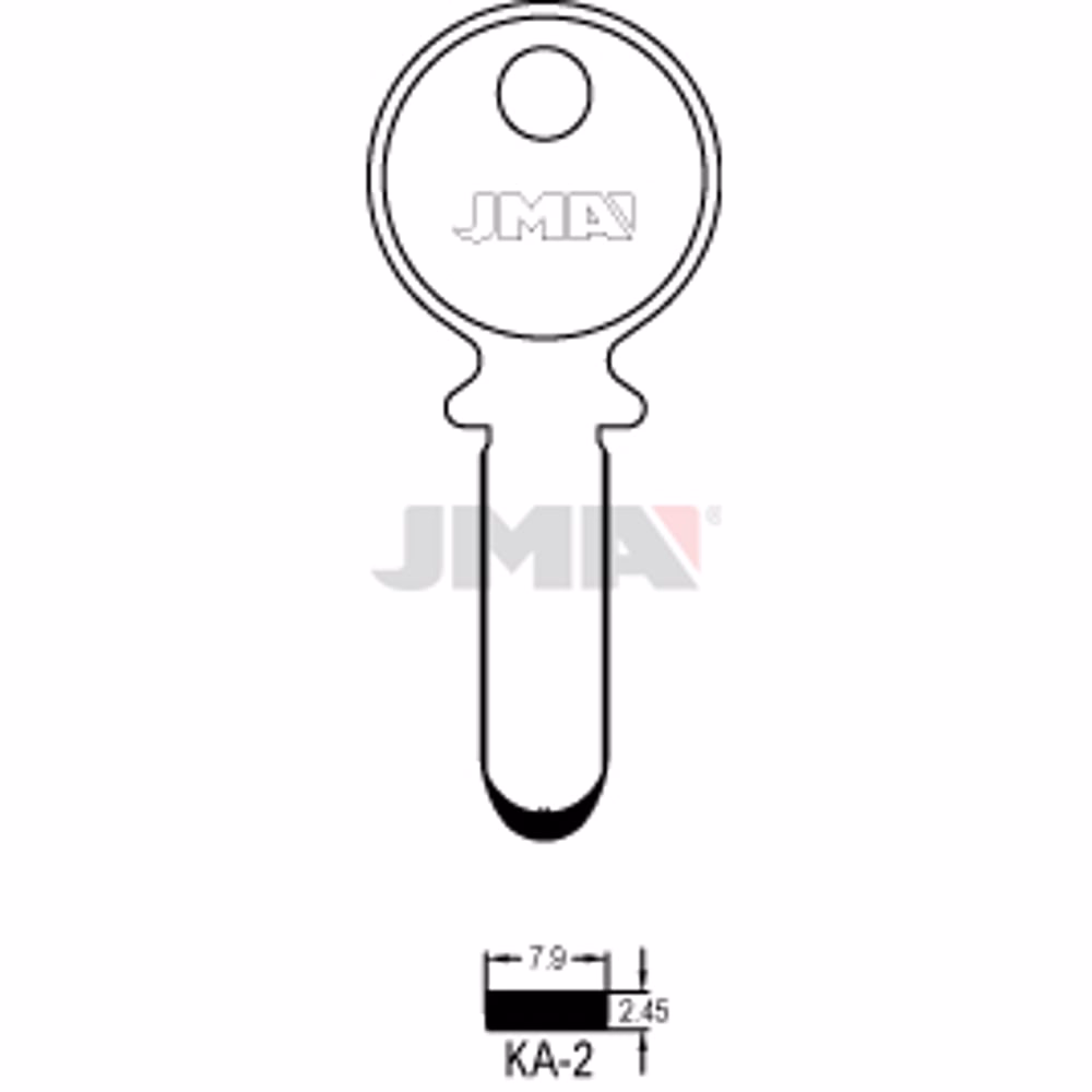 LLAVE JMA ALPACA SEGURIDAD (KA-2)