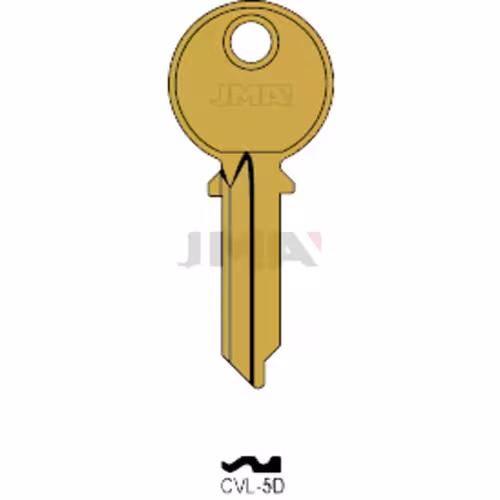LLAVE JMA ALUMINIO (CVL-5D ORO)
