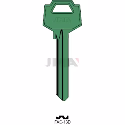 LLAVE JMA ALUMINIO (FAC-13D VERDE)