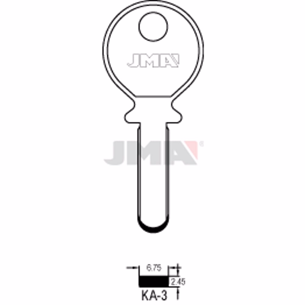 LLAVE JMA ALPACA SEGURIDAD (KA-3)