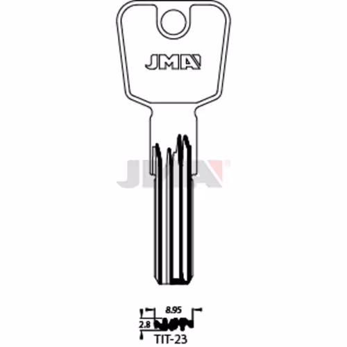 LLAVE JMA LATON SEGURIDAD (TIT-23)