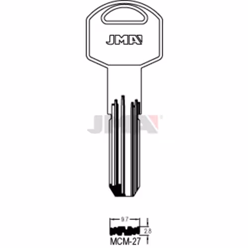 LLAVE JMA LATON SEGURIDAD (MCM-27)
