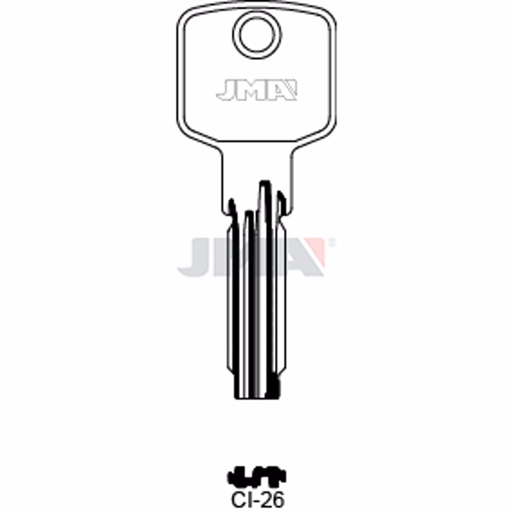 LLAVE JMA LATON SEGURIDAD (CI-26)