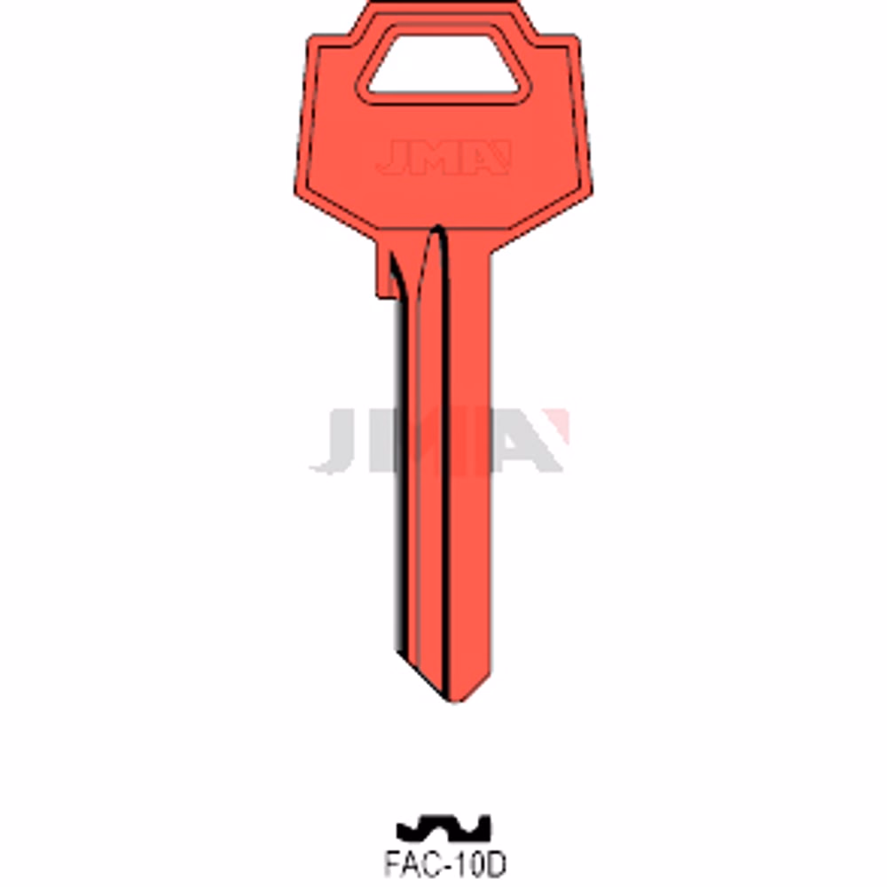 LLAVE JMA ALUMINIO (FAC-10D ROJO)