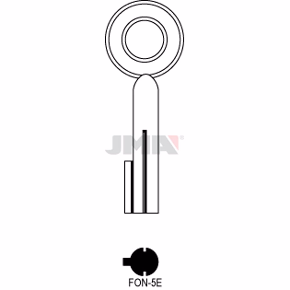 LLAVE JMA LATON SEGURIDAD (FON-5E)