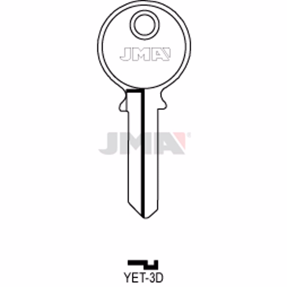 LLAVE JMA ACERO-C (YET-3D)