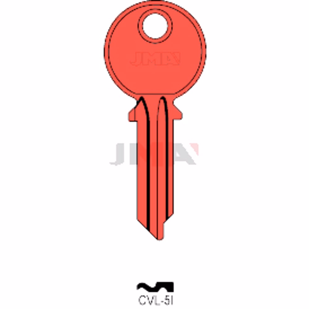 LLAVE JMA ALUMINIO (CVL-5I ROJO)