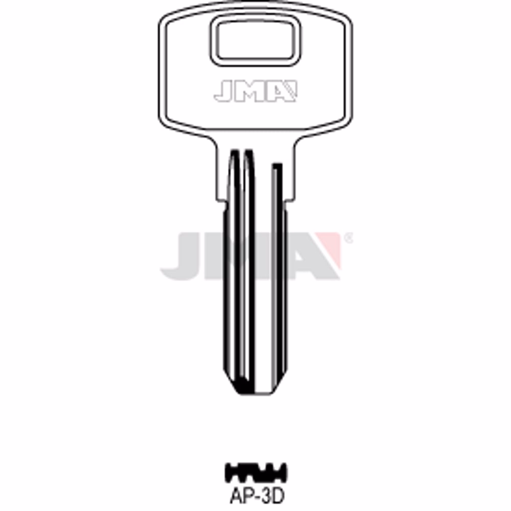 LLAVE JMA LATON SEGURIDAD (AP-3D)