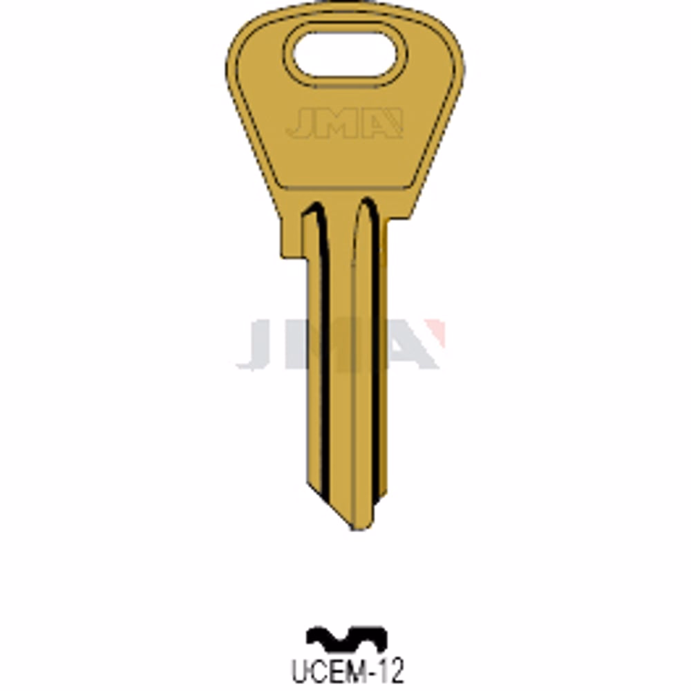 LLAVE JMA ALUMINIO (UCEM-12 ORO)