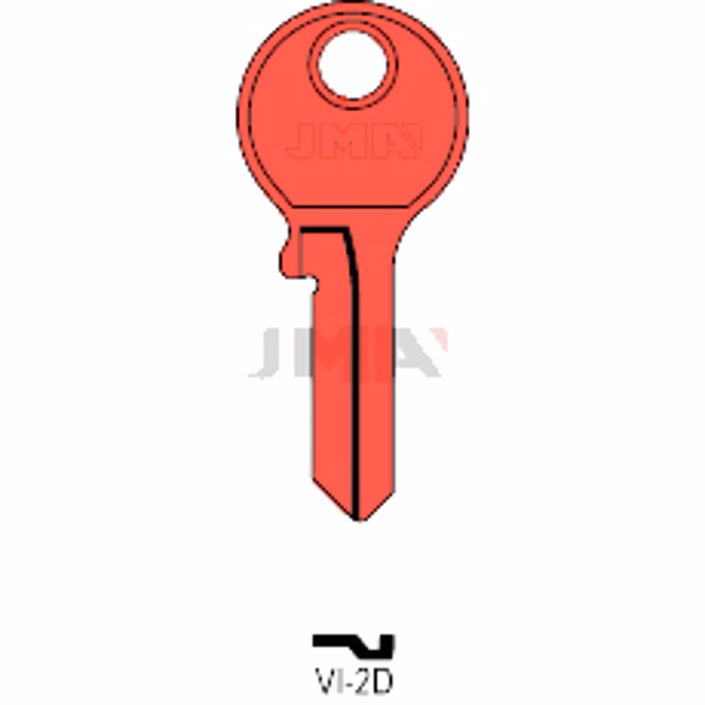 LLAVE JMA ALUMINIO (VI-2D ROJO)
