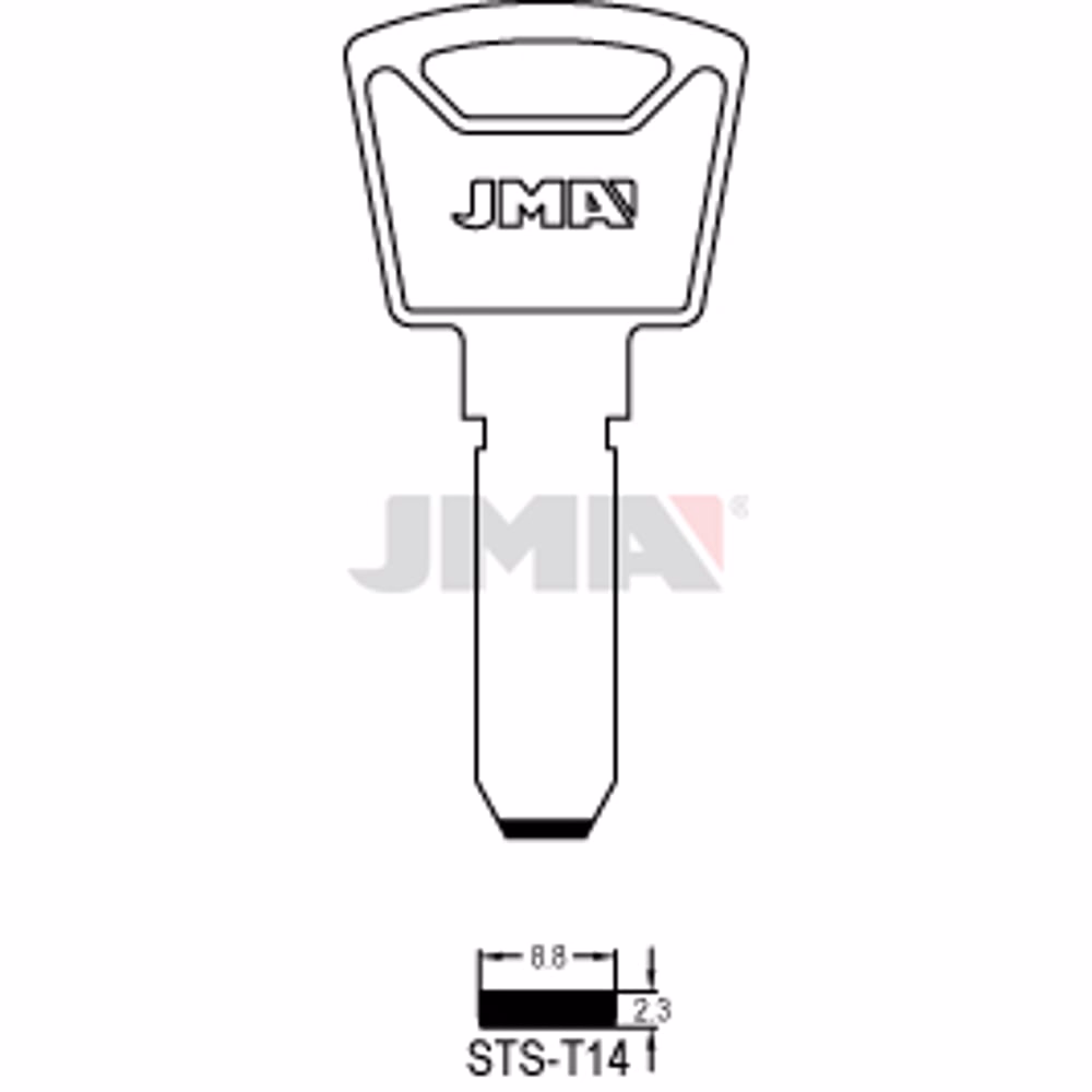 LLAVE JMA ALPACA SEGURIDAD (STS-T14)