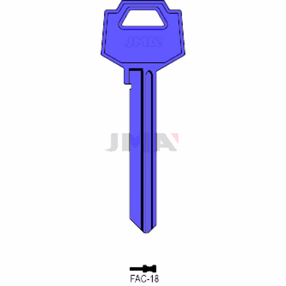LLAVE JMA ALUMINIO (FAC-18 AZUL)