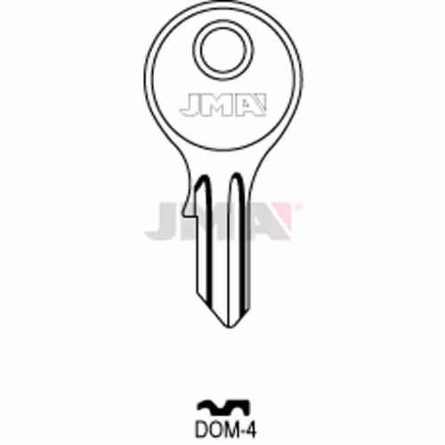 LLAVE JMA ACERO-C (DOM-4)