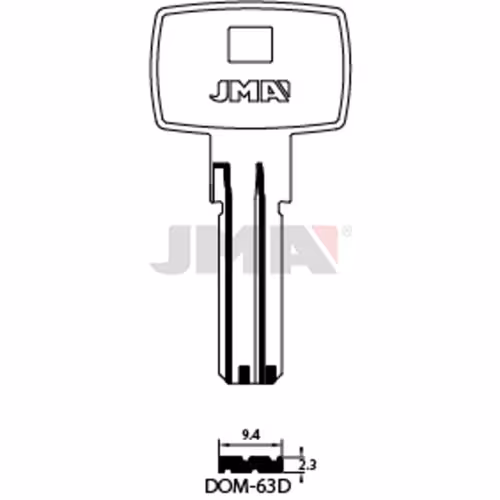 LLAVE JMA ALPACA SEGURIDAD (DOM-63D)