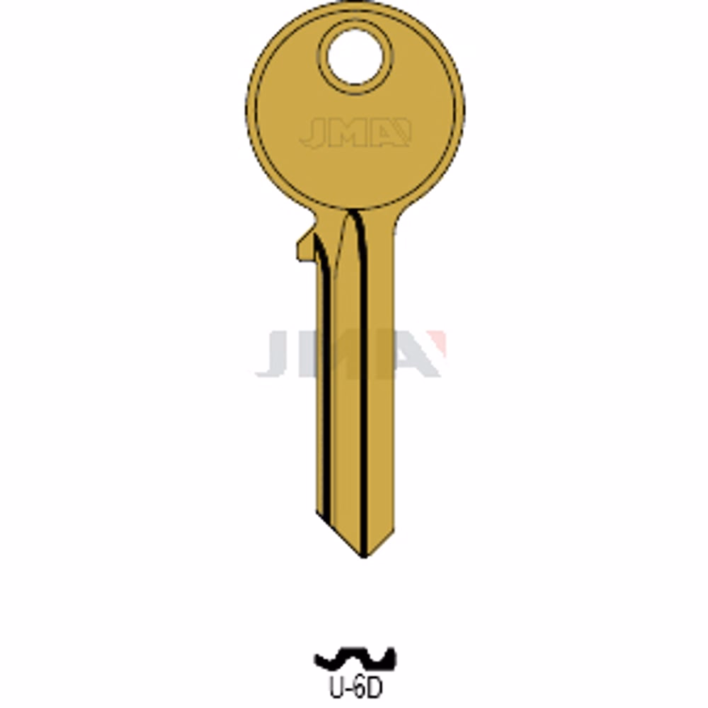 LLAVE JMA ALUMINIO (U-6D ORO)