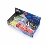 ANILLAS/FUNDAS/CABEZALES DE PLASTICO COLOR [CABEZAL LLAVES (CAJA 40)]