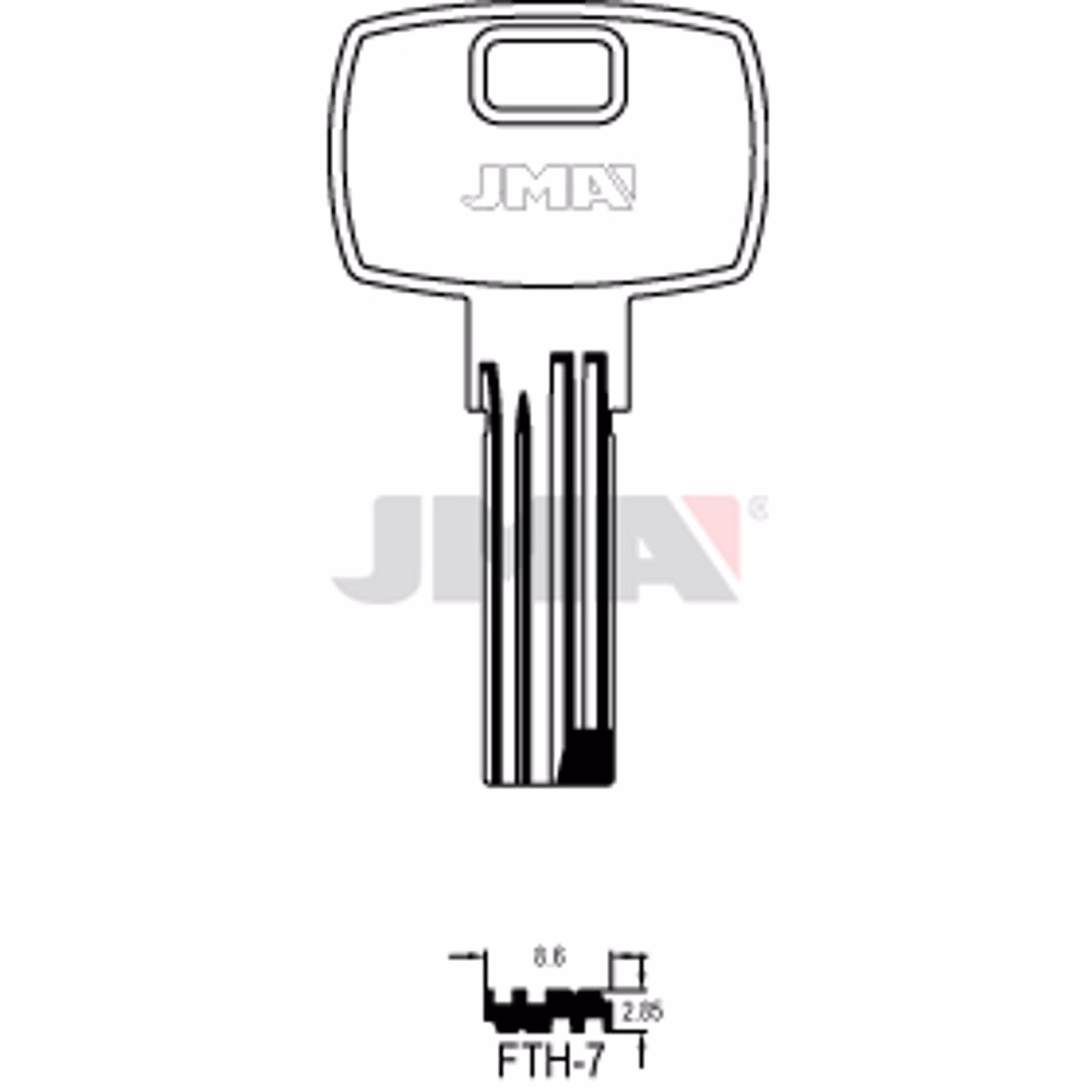 LLAVE JMA ALPACA SEGURIDAD (FTH-7)