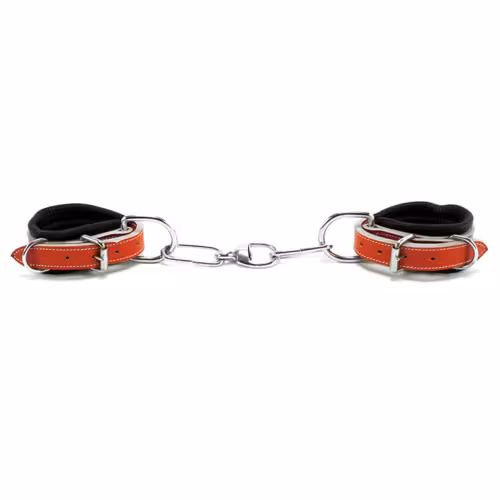 TRABA CUERO CON CADENA KAMELL