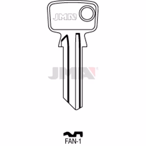 LLAVE JMA ACERO-C (FAN-1)