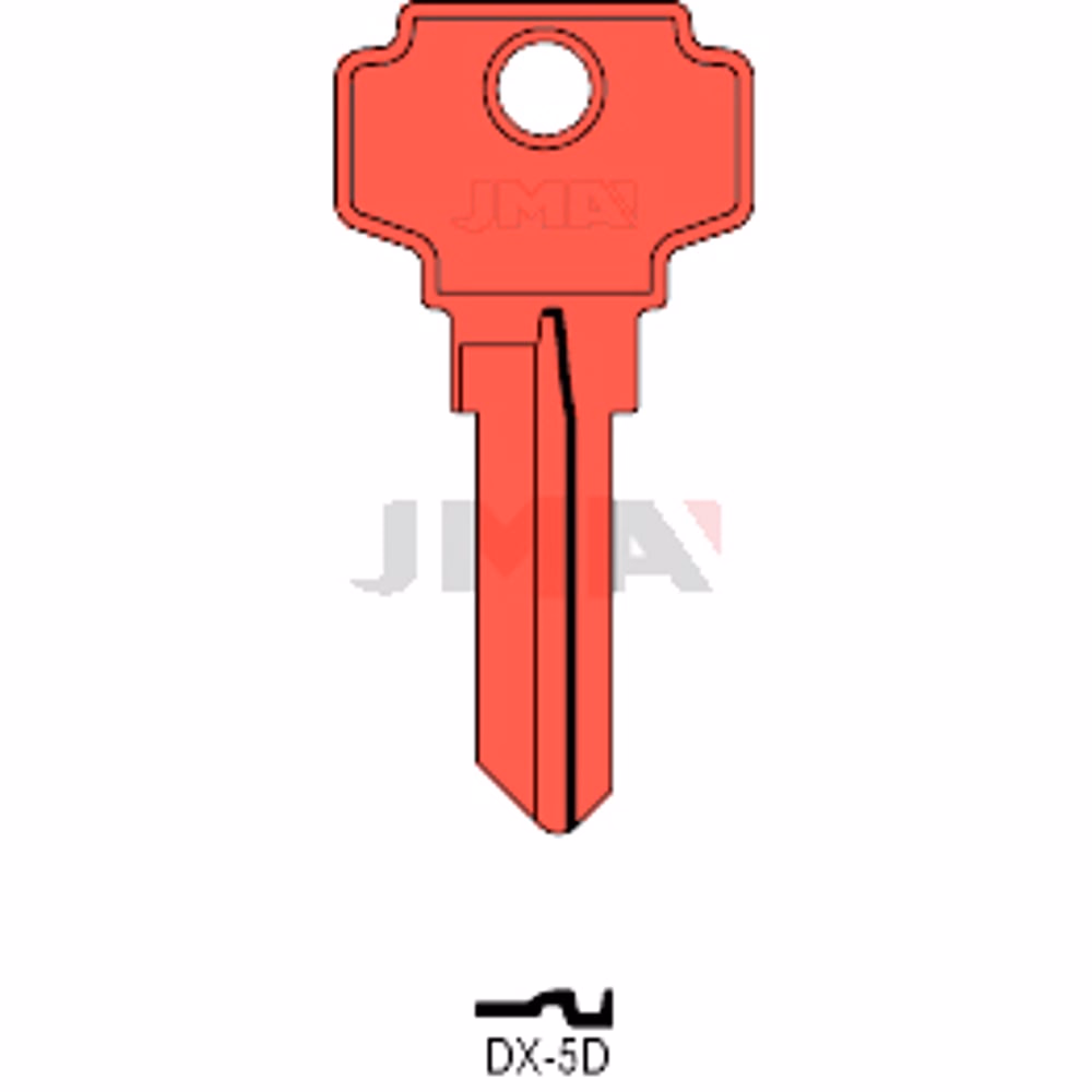LLAVE JMA ALUMINIO (DX-5D ROJO)