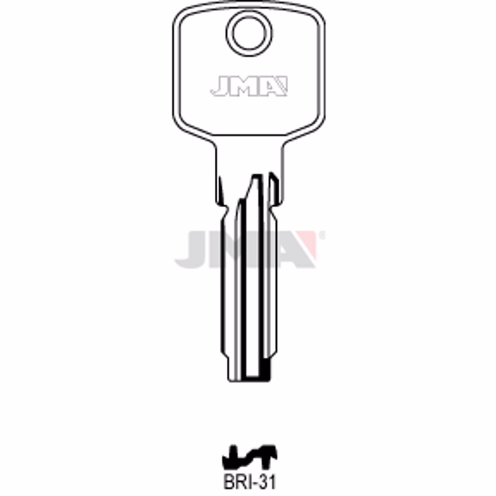 LLAVE JMA LATON SEGURIDAD (BRI-31)