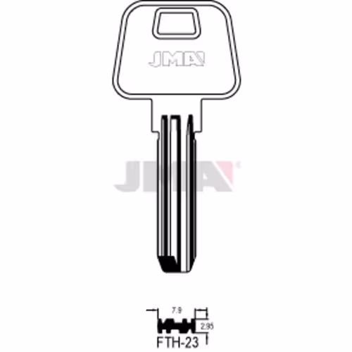 LLAVE JMA LATON SEGURIDAD (FTH-23)