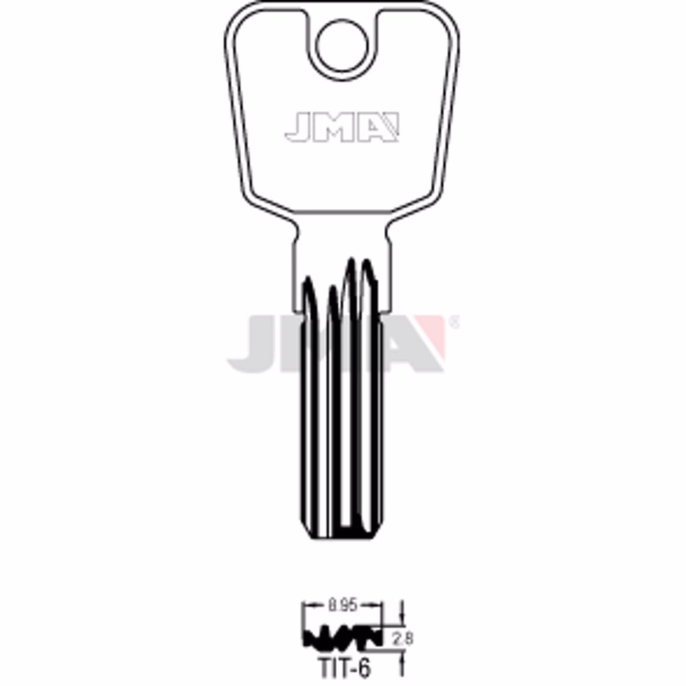 LLAVE JMA LATON SEGURIDAD (TIT-6)