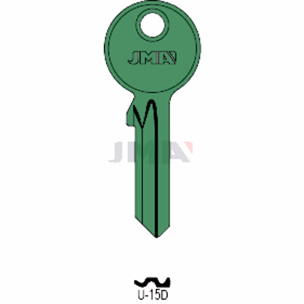 LLAVE JMA ALUMINIO (U-15D VERDE)