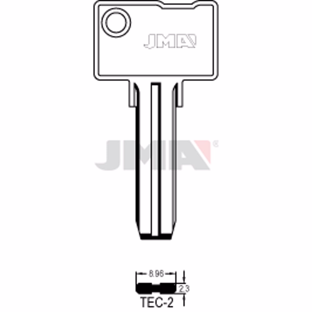 LLAVE JMA ALPACA SEGURIDAD (TEC-2)