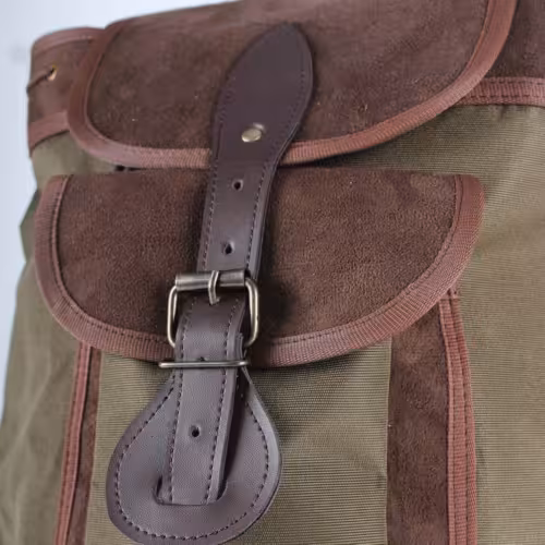 MOCHILA LONA KAKI HN/17