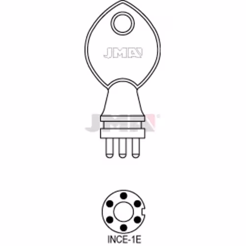 LLAVE JMA LATON SEGURIDAD (INCE-1E)