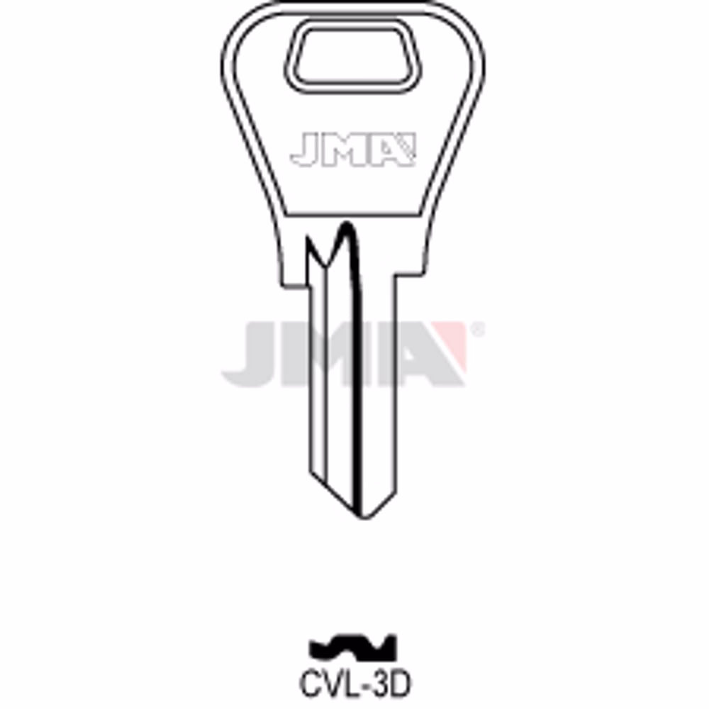 LLAVE JMA ACERO-B (CVL-3D)