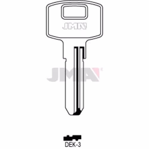 LLAVE JMA LATON SEGURIDAD (DEK-3)