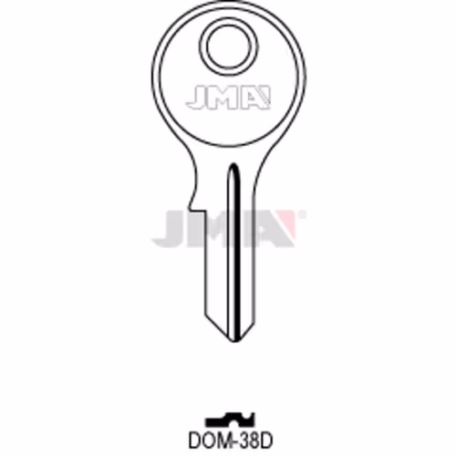 LLAVE JMA ACERO-C (DOM-38D)