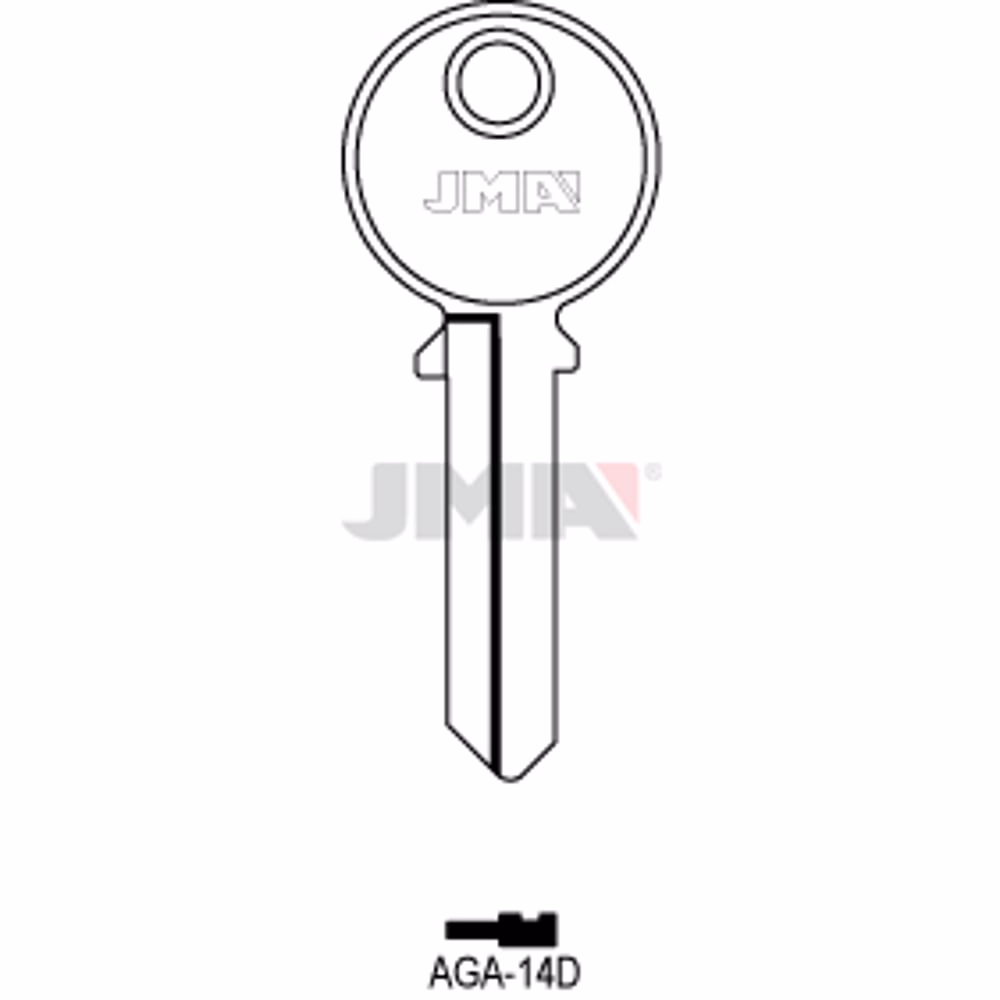 LLAVE JMA ACERO-C (AGA-14D)