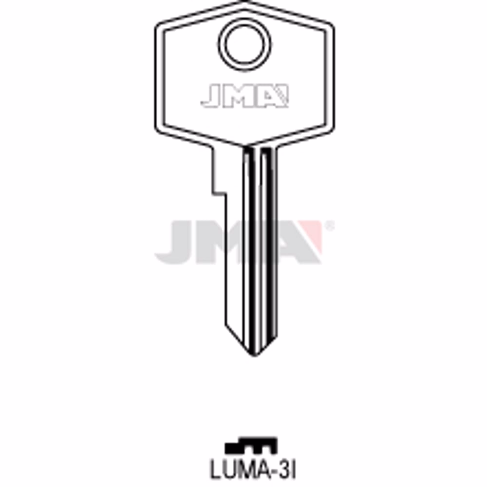 LLAVE JMA ACERO-B (LUMA-3I)
