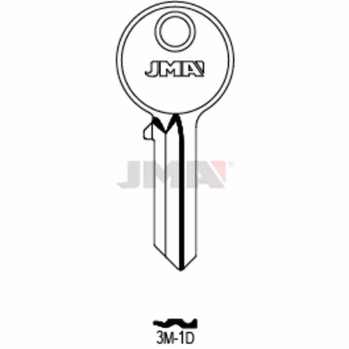 LLAVE JMA ACERO-C (3M-1D)