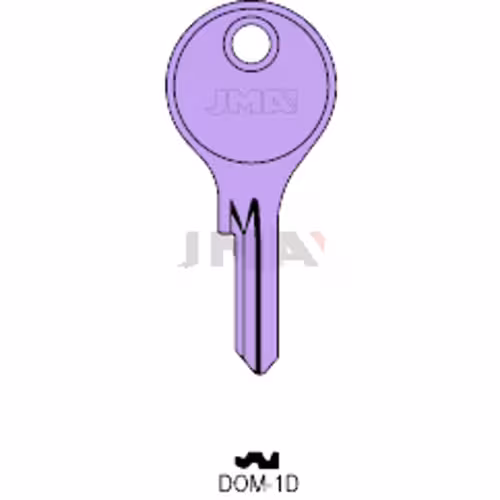 LLAVE JMA ALUMINIO (DOM-1D LILA)