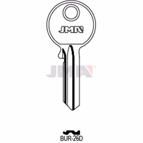 LLAVE JMA ACERO-C (BUR-26D)