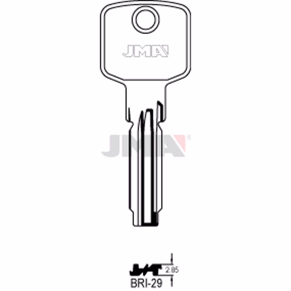 LLAVE JMA LATON SEGURIDAD (BRI-29)