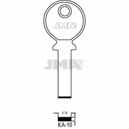 LLAVE JMA ALPACA SEGURIDAD (KA-10)