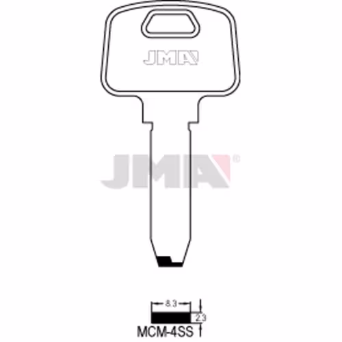 LLAVE JMA ALPACA SEGURIDAD (MCM-4SS)