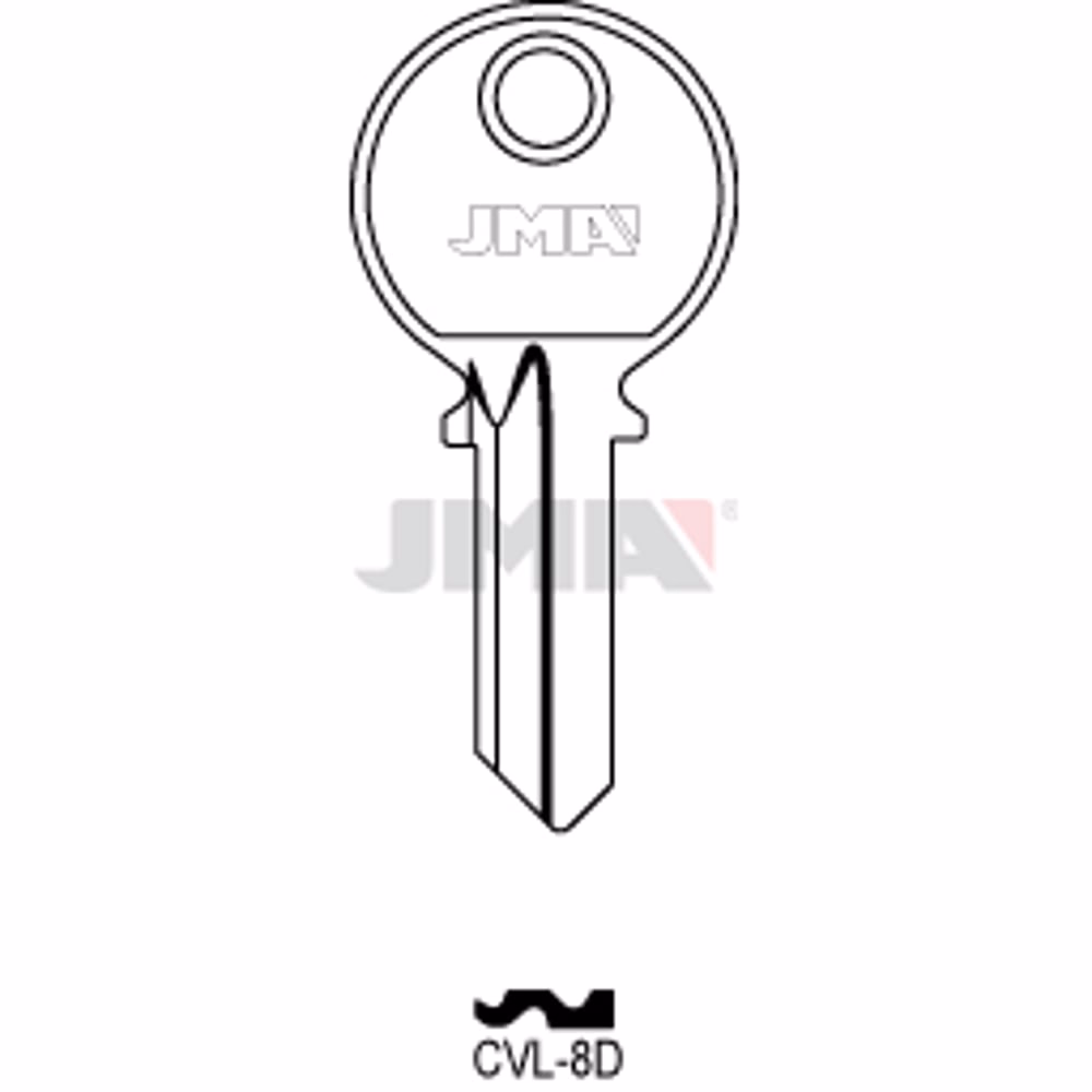 LLAVE JMA ACERO-B (CVL-8D)