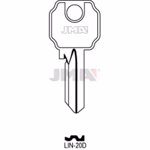 LLAVE JMA ACERO-B (LIN-20D)