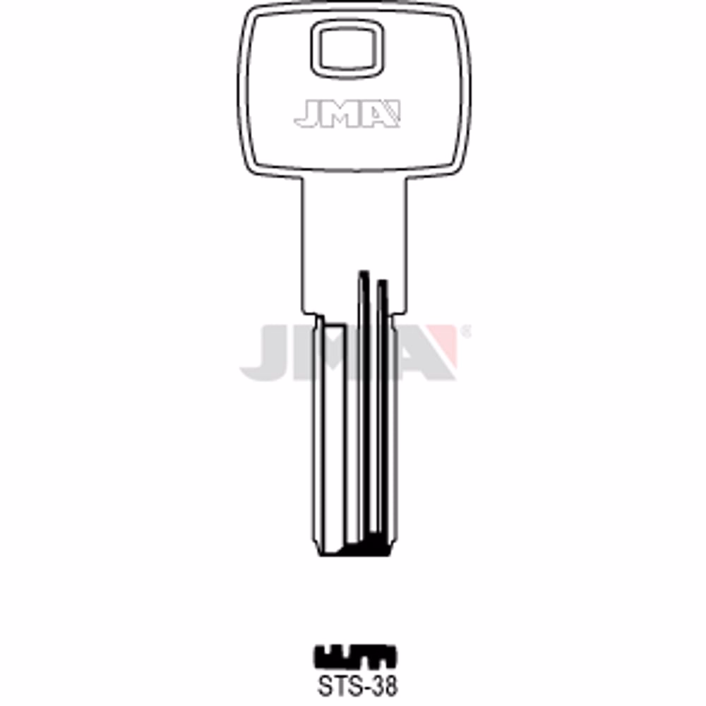 LLAVE JMA LATON SEGURIDAD (STS-38)